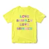 Детская футболка "LOVE SUMMER". Разные цвета и размеры.
