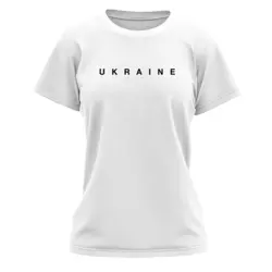 Футболка женская "Ukraine"  Разные цвета и размеры.