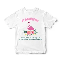 Детская футболка "FLAMINGOS" . Разные цвета и размеры.
